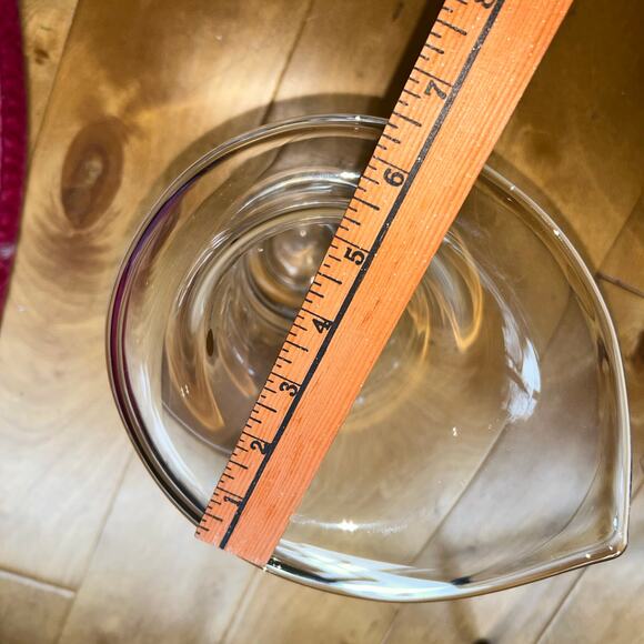 Krosno hand made clear art glass jack in the pulpit vase - Picture 11 of 11